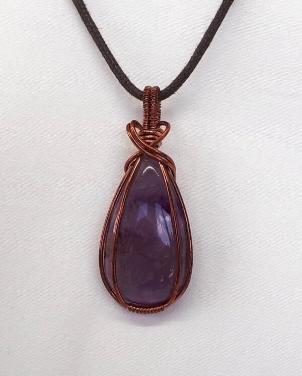 Amethyst Crystal IDF Pendant