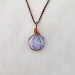 Blue Lace IDF Crystal Pendant