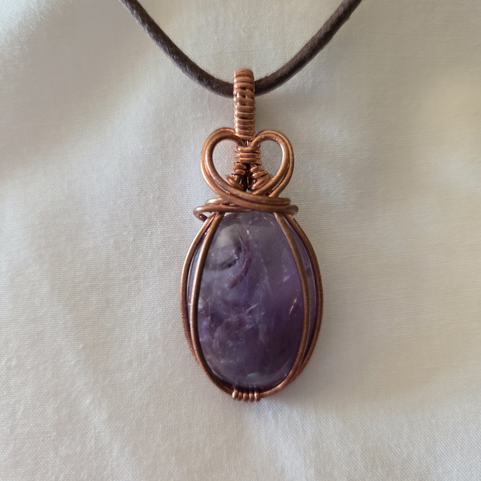 Amethyst Crystal IDF Pendant