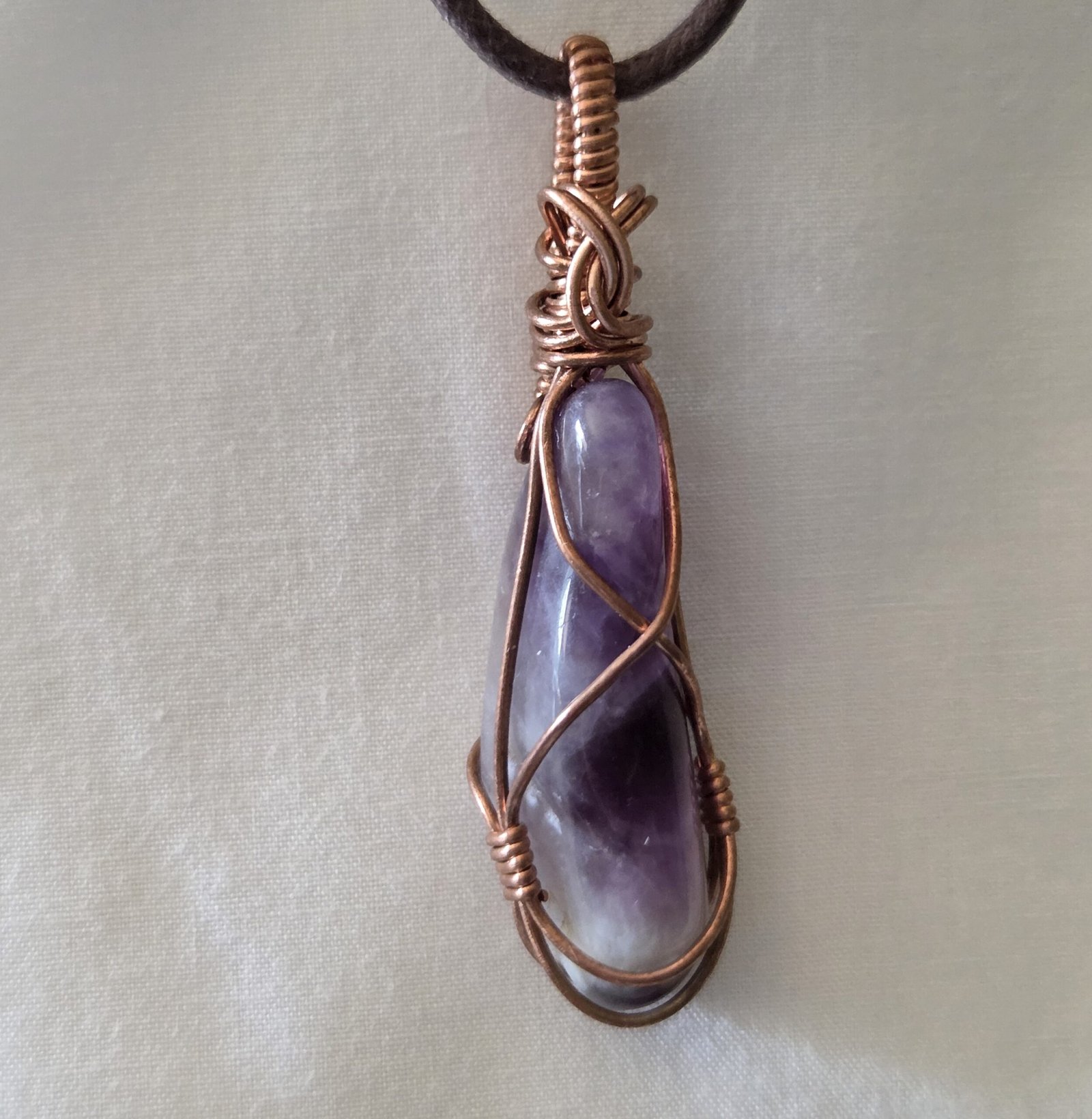 Chevron Amethyst IDF Pendant - Image 2