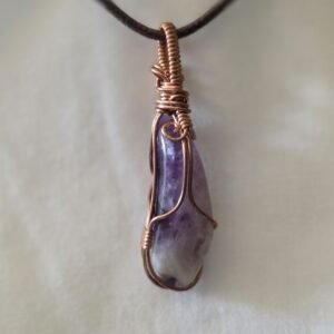 Chevron Amethyst IDF Pendant