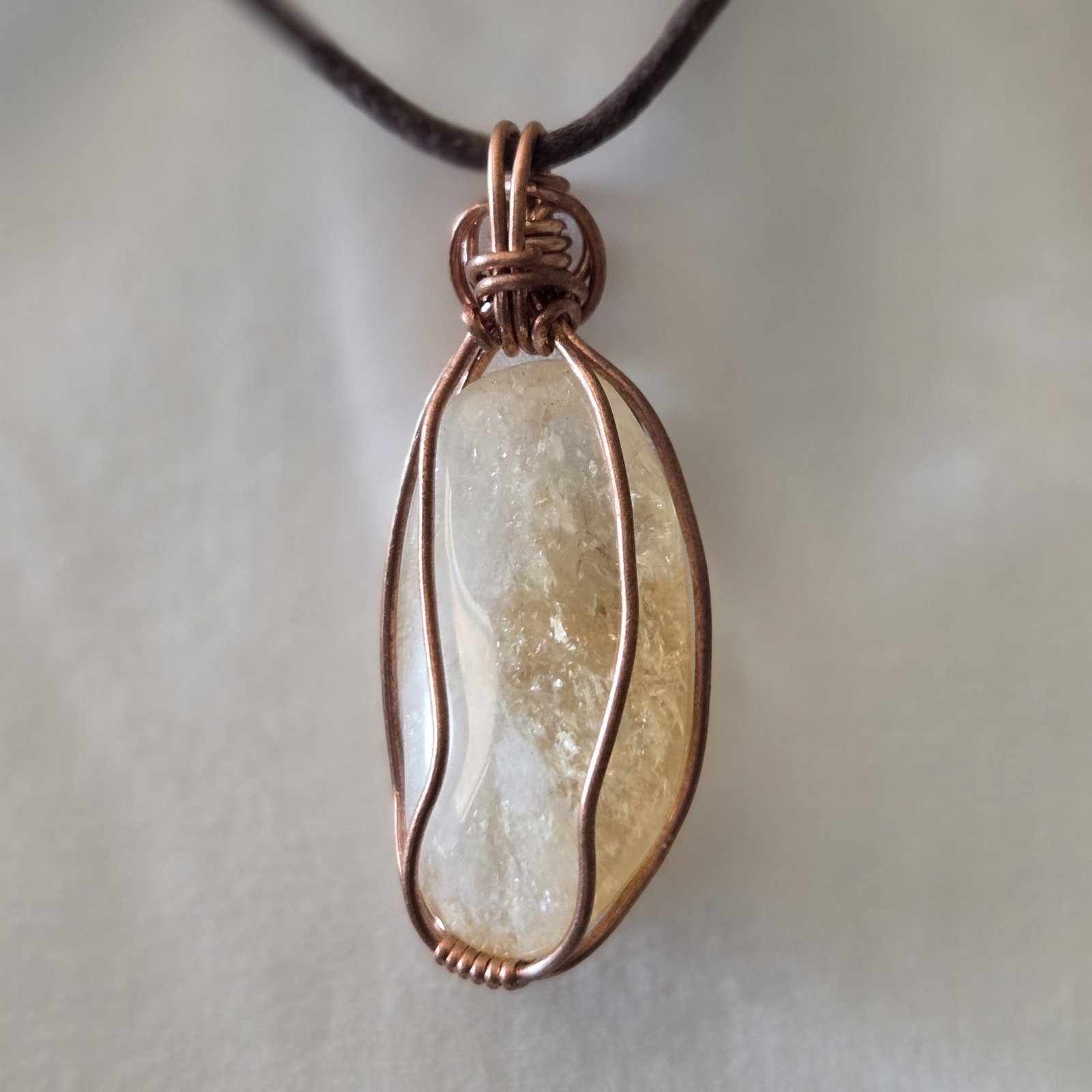 Citrine Crystal IDF Pendant - Image 2