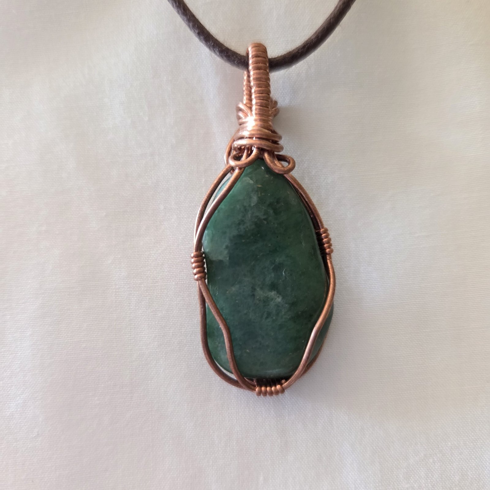 Green Aventurine Crystal IDF Pendant