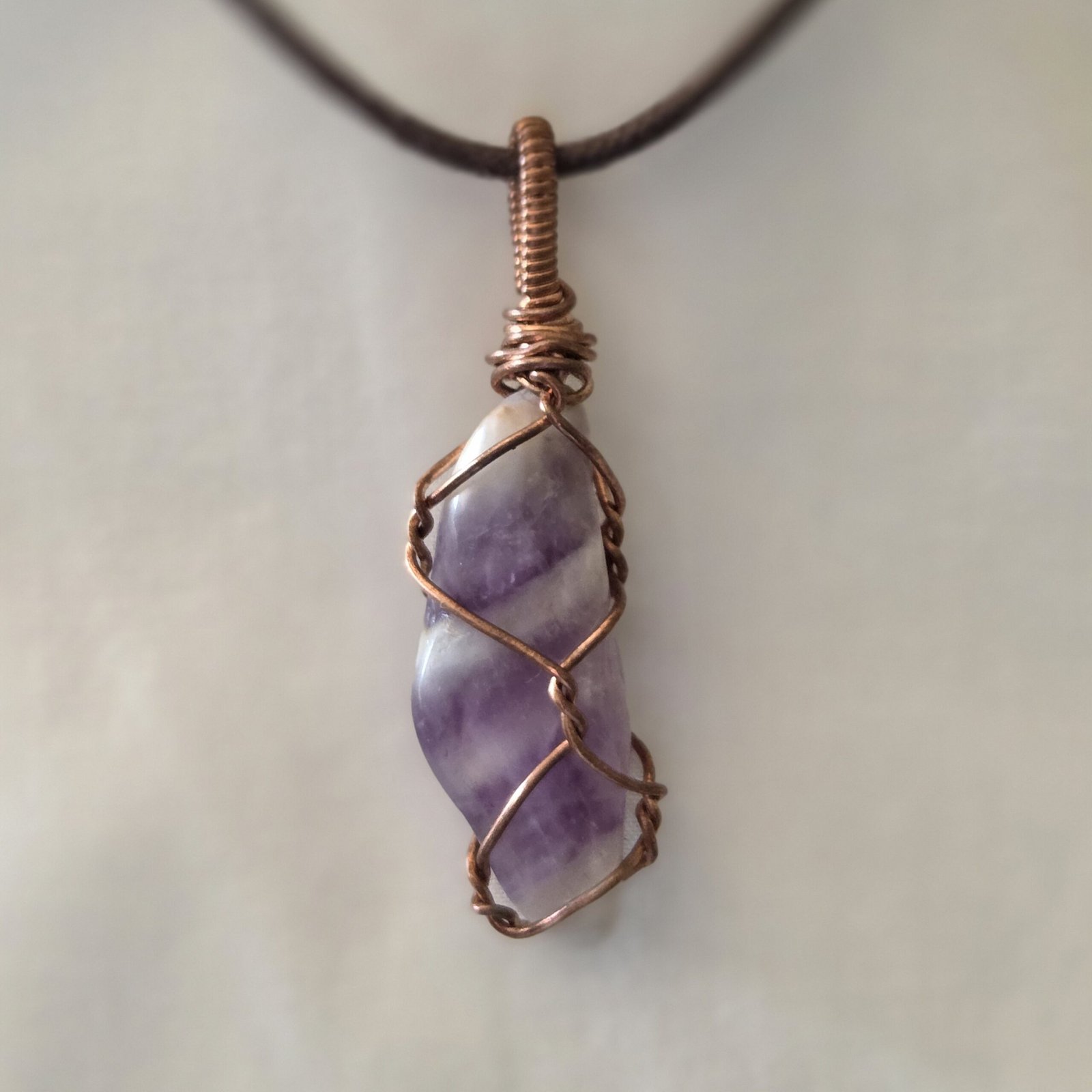 Chevron Amethyst IDF Pendant - Image 2