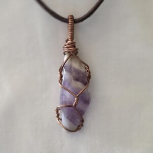 Chevron Amethyst IDF Pendant