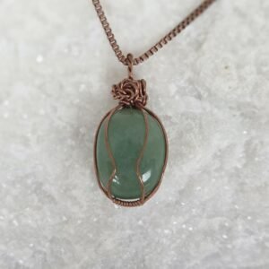 Green Aventurine Crystal IDF Pendant