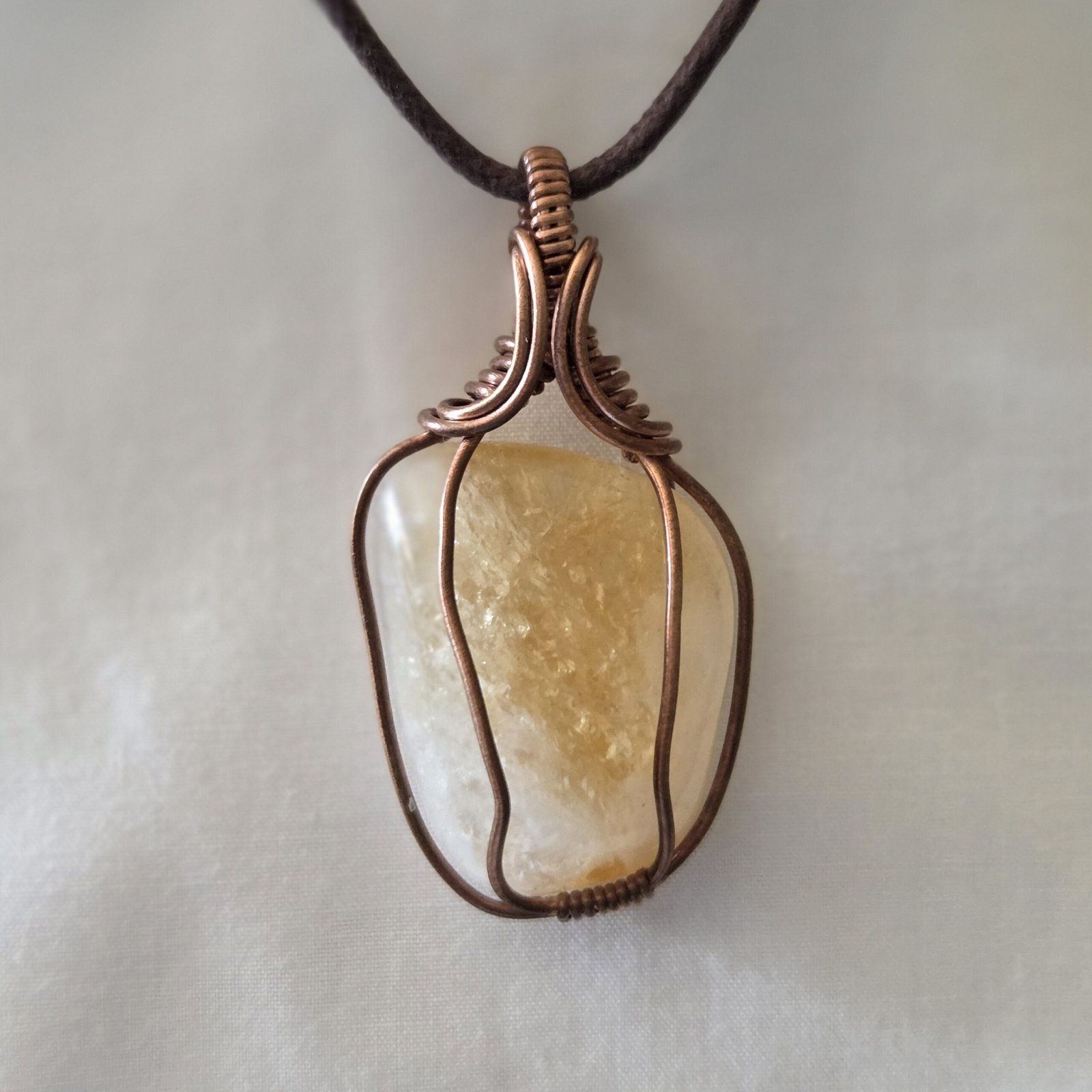 Citrine Crystal IDF Pendant - Image 2