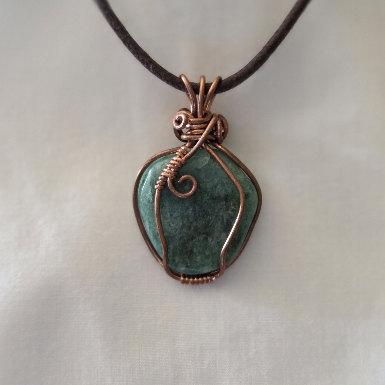 Green Aventurine Crystal IDF Pendant - Image 2