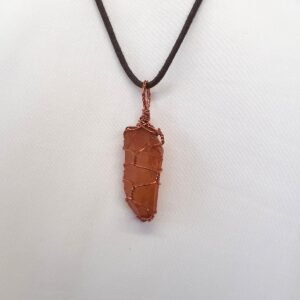 Tangerine Crystal IDF Pendant