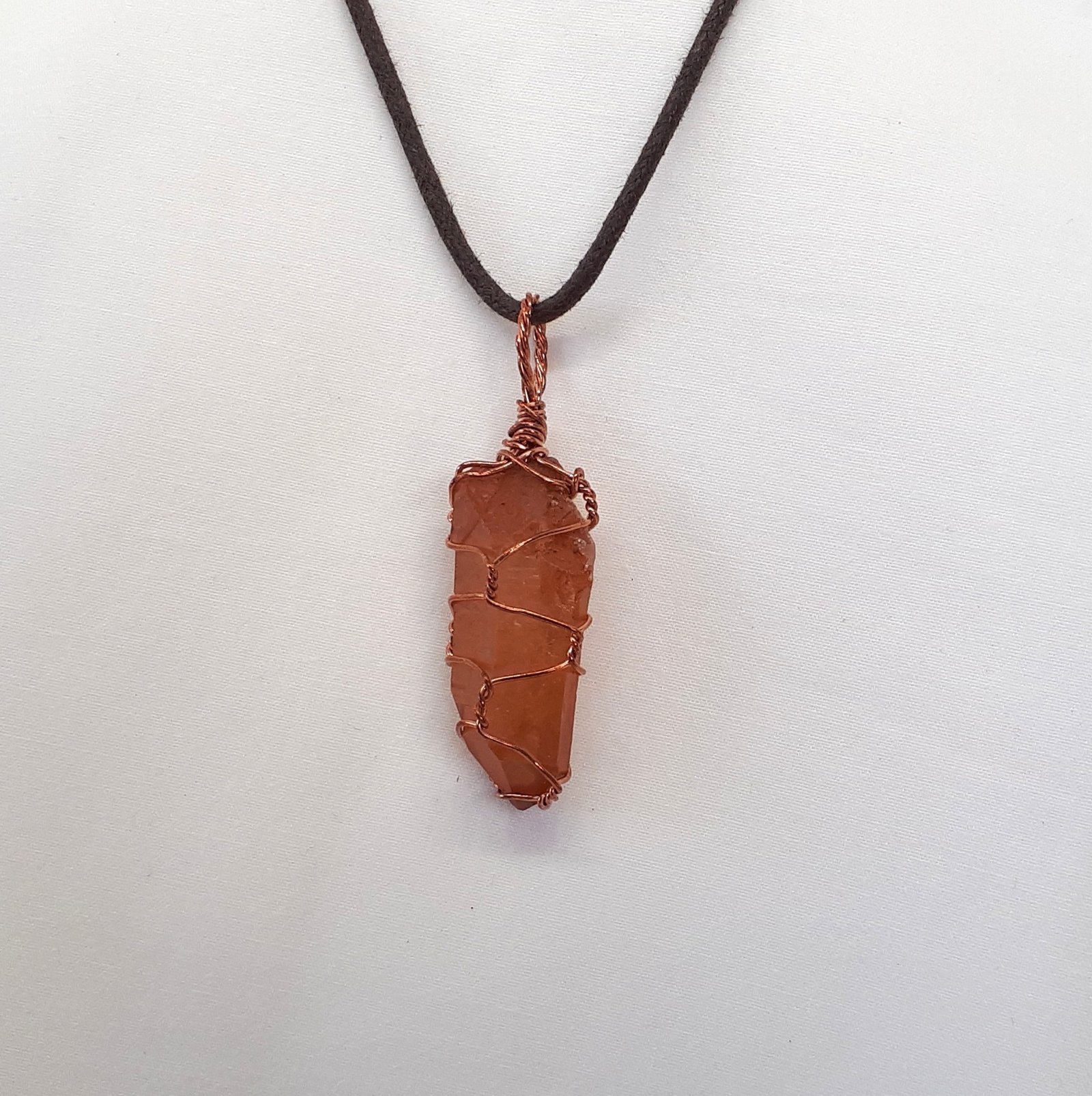 Tangerine Crystal IDF Pendant