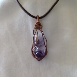 Amethyst Crystal IDF Pendant