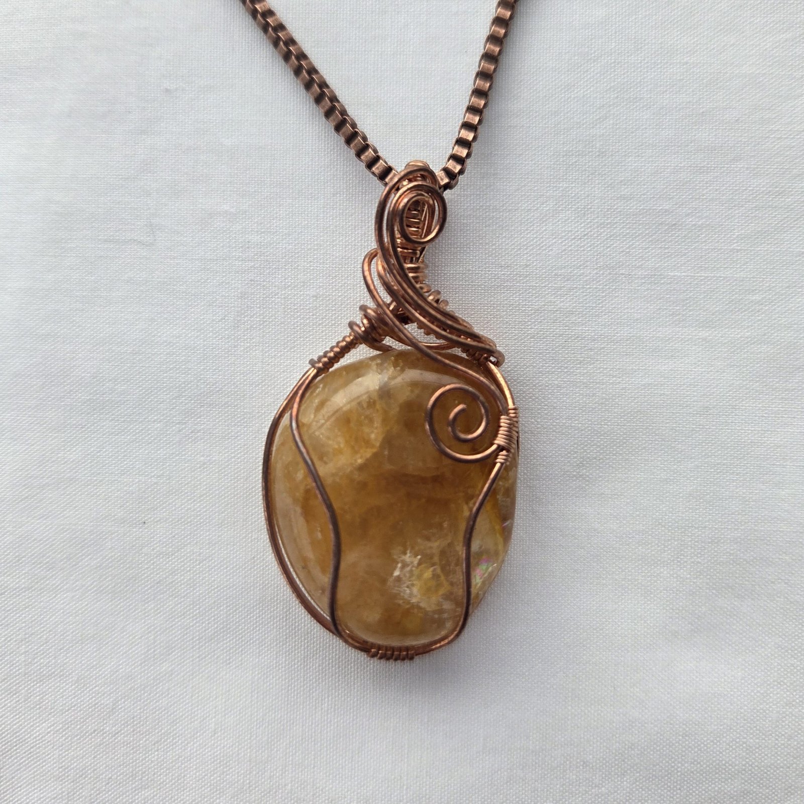 Golden Healer Crystal IDF Pendant